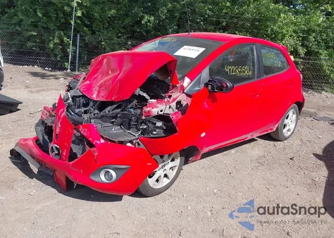 2013 Mazda Mazda2 Touring из США, поврежденный, VIN JM1DE1LZ6D0158688